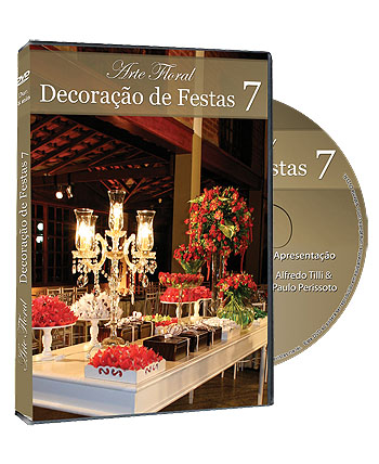 DVD ARTE FLORAL NA DECORA��O DE FESTAS 7 